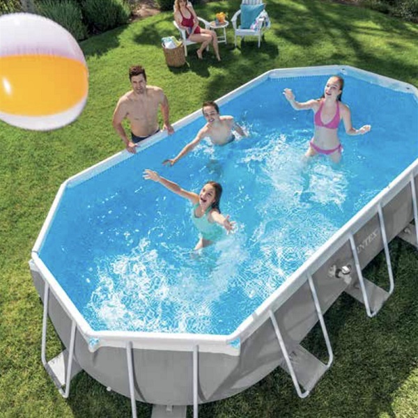 Piscină PRISM FRAME OVAL 610х305×122сm, 18202L, cadru metalic
