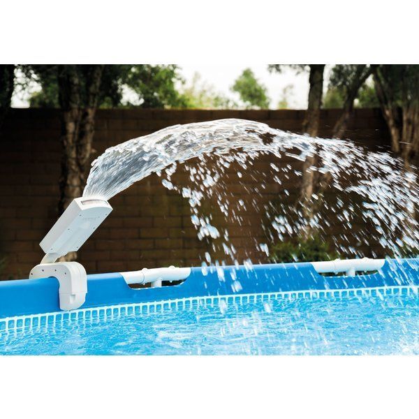 Cascada pentru piscine cu iluminare LED, 4 culori (alb, rosu, albastru si verde)