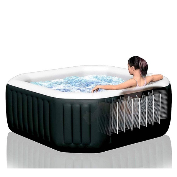 Jacuzzi SPA gonflabil Jet & Bubble 201x71cm, 795L, 4 persoane
