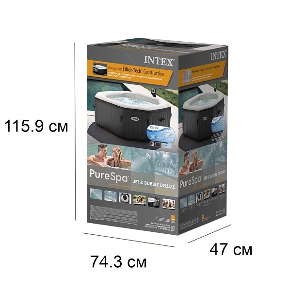 Jacuzzi SPA gonflabil Jet & Bubble 201x71cm, 795L, 4 persoane