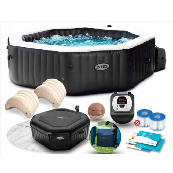 Jacuzzi SPA gonflabil Jet & Bubble 201x71cm, 795L, 4 persoane