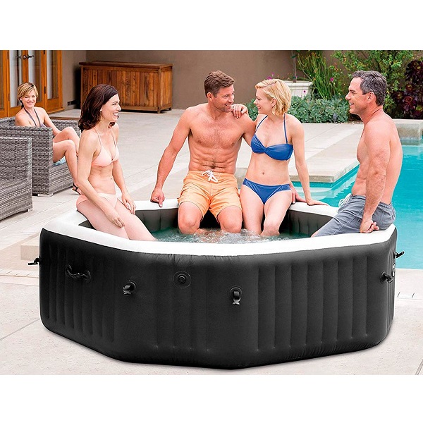 Jacuzzi SPA gonflabil Jet & Bubble 201x71cm, 795L, 4 persoane
