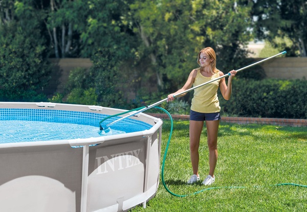 Set curatare piscina (plasa, perie, duză vid cu sac)