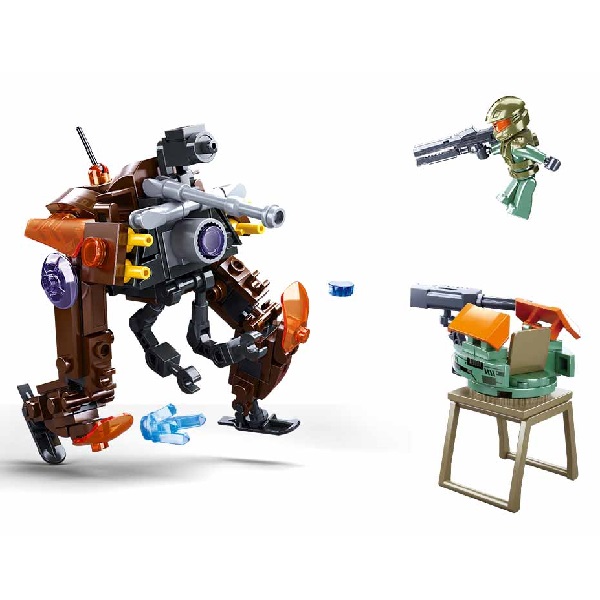 Set de construcție „Robot-Patrula”, 174 elemente.