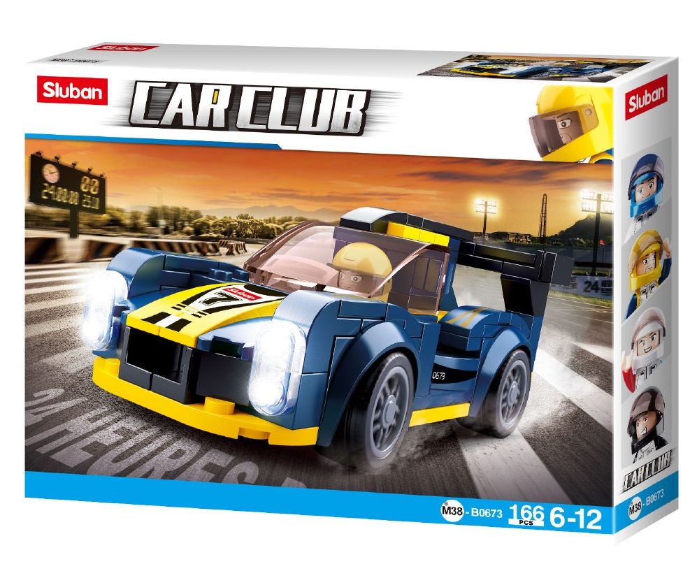 Set de construcție „Mașină de curse LeMans”, 154 elem.
