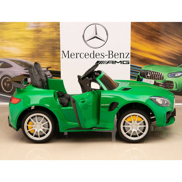 Masinuta electrica MERCEDES-AMG GT R, 12V4.5AH, motor 380×2, roti EVA