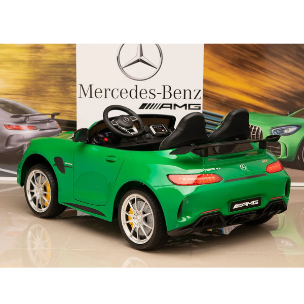 Masinuta electrica MERCEDES-AMG GT R, 12V4.5AH, motor 380×2, roti EVA