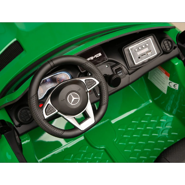 Masinuta electrica MERCEDES-AMG GT R, 12V4.5AH, motor 380×2, roti EVA