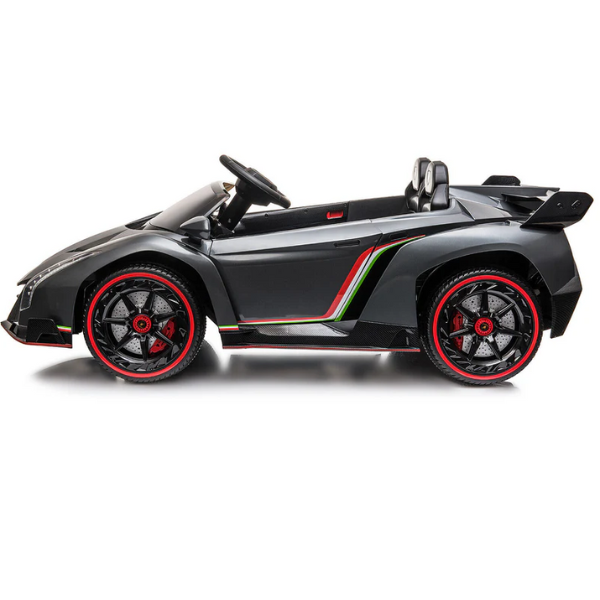 Masinuta electrica LAMBORGHINI VENENO, 12V7Ah, motor 35Wx2, roti EVA