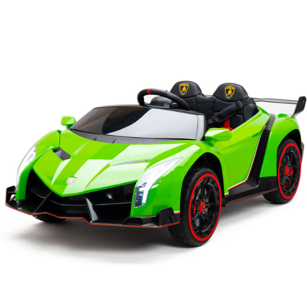 Masinuta electrica LAMBORGHINI VENENO, 12V7Ah, motor 35Wx2, roti EVA