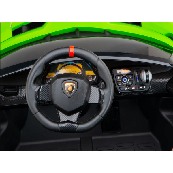 Masinuta electrica LAMBORGHINI VENENO, 12V7Ah, motor 35Wx2, roti EVA