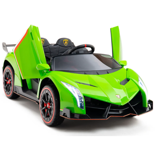 Masinuta electrica LAMBORGHINI VENENO, 12V7Ah, motor 35Wx2, roti EVA