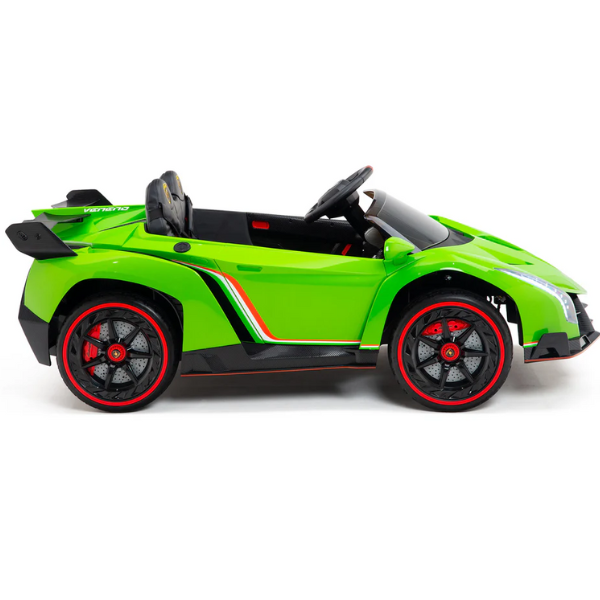 Masinuta electrica LAMBORGHINI VENENO, 12V7Ah, motor 35Wx2, roti EVA