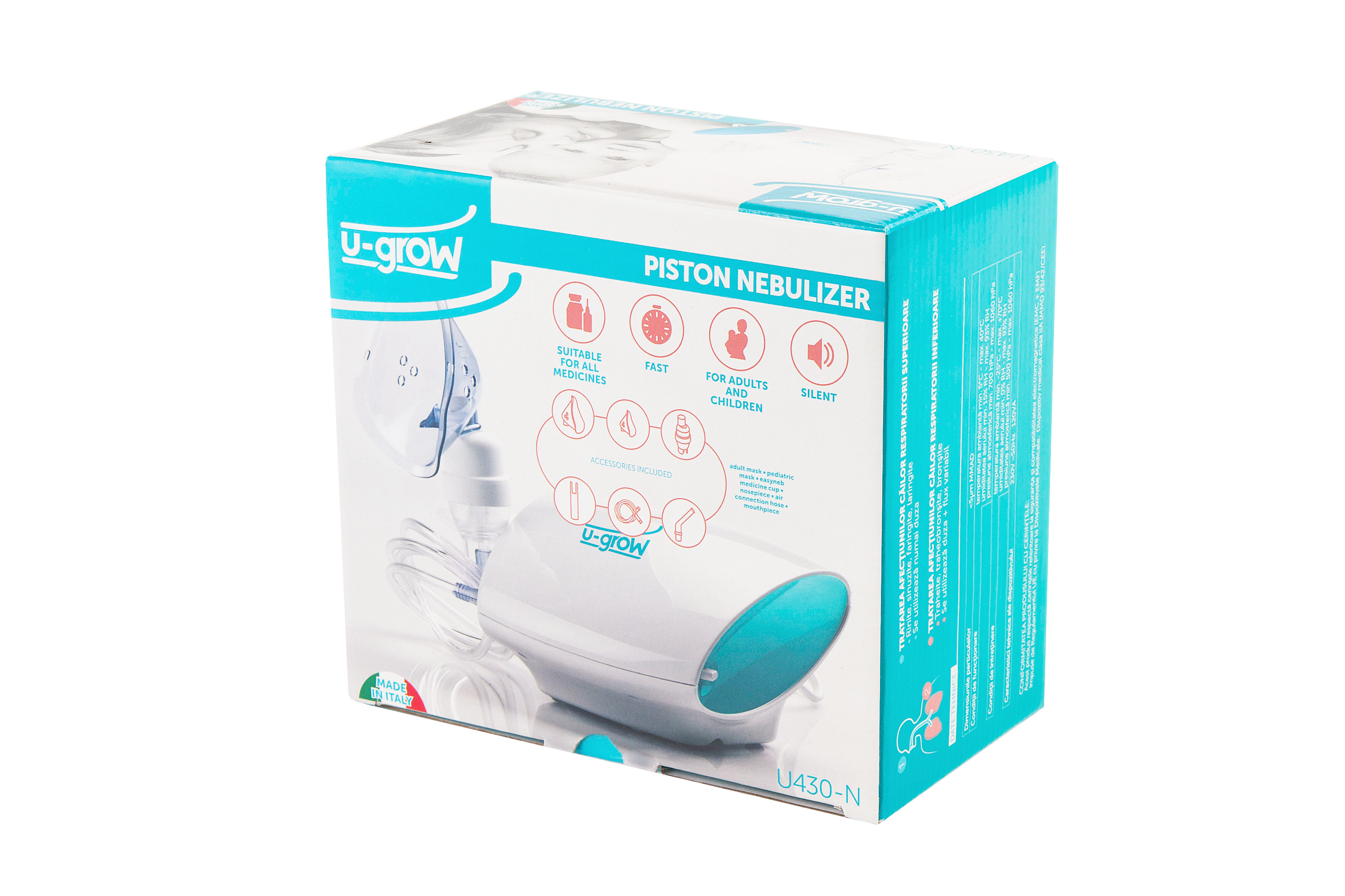 Nebulizator cu piston, U-grow