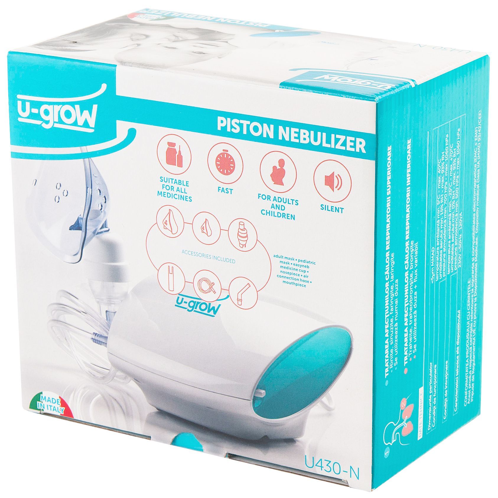 Nebulizator cu piston, U-grow