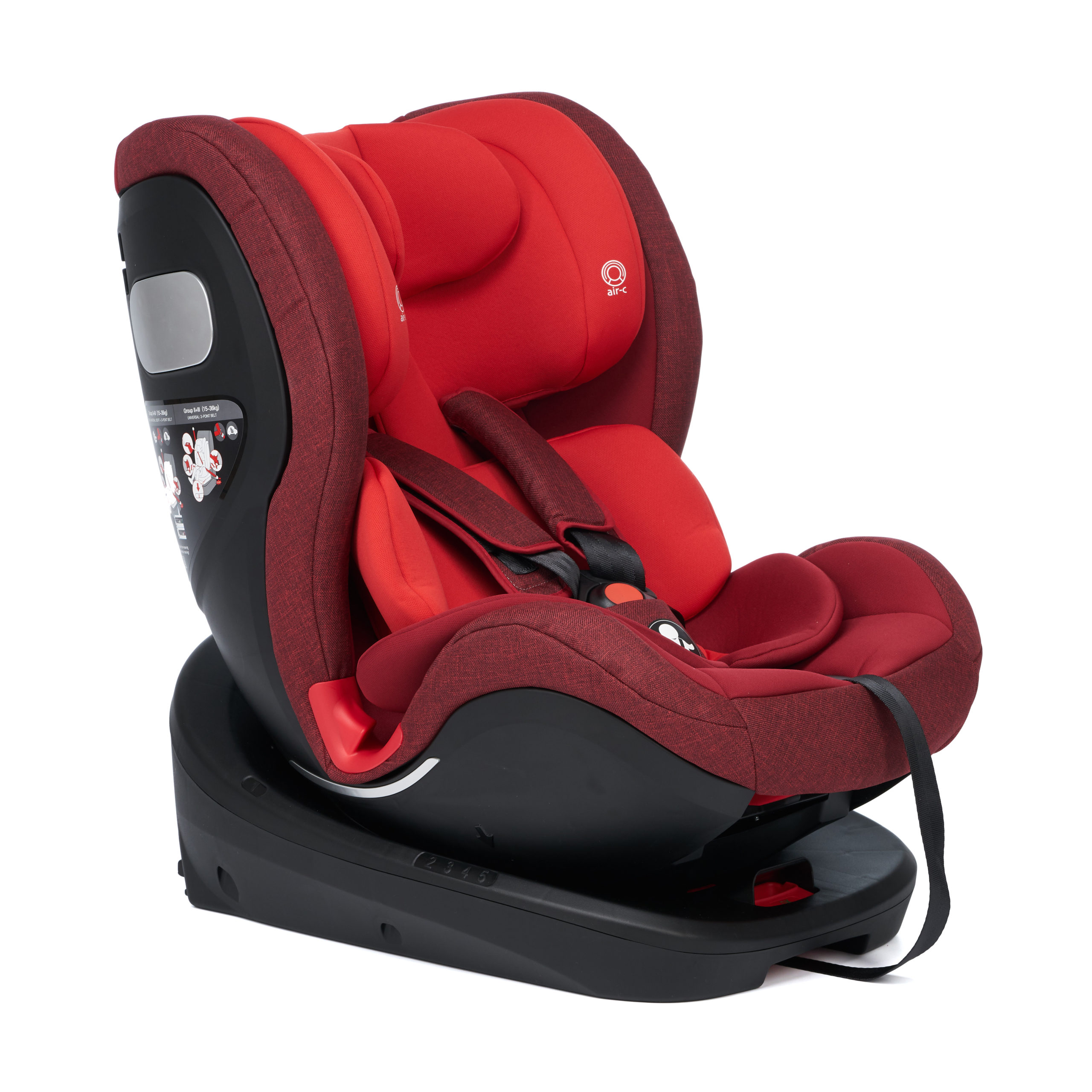 Scaun auto U-Grow 0 – 36 kg rotativ,ISOFIX