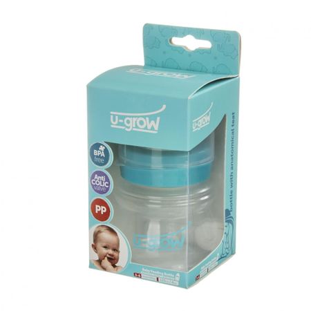 Biberon cu gât larg, 125 ml, +0 luni