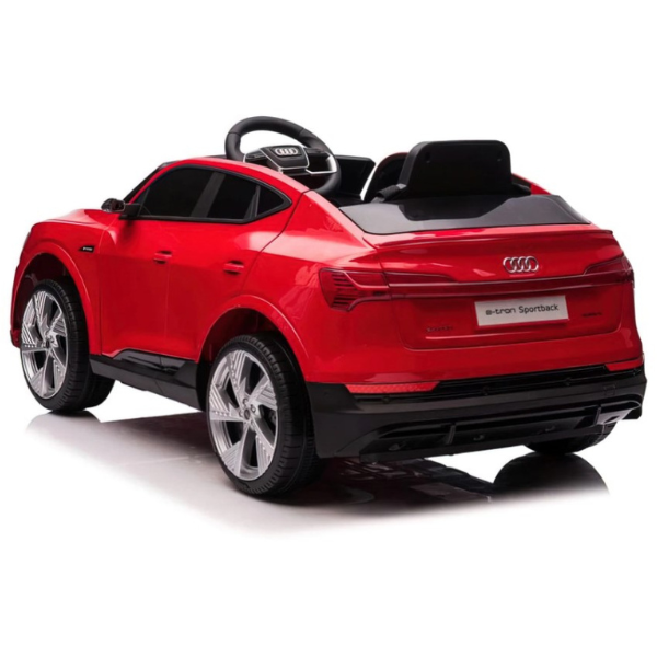 Masinuta electrica AUDI E-TRON SPORTBACK, 12V7Ah, motor 390 x 4, roti EVA, scaun din piele