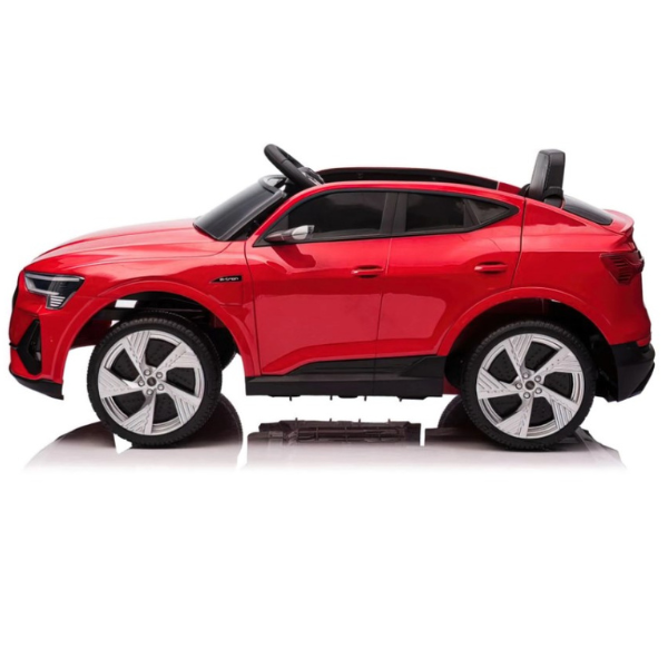 Masinuta electrica AUDI E-TRON SPORTBACK, 12V7Ah, motor 390 x 4, roti EVA, scaun din piele