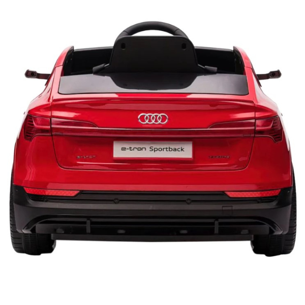 Masinuta electrica AUDI E-TRON SPORTBACK, 12V7Ah, motor 390 x 4, roti EVA, scaun din piele