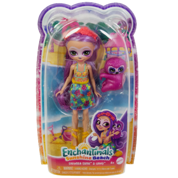 Papusa Enchantimals „Sabindra Leneș și Tang”