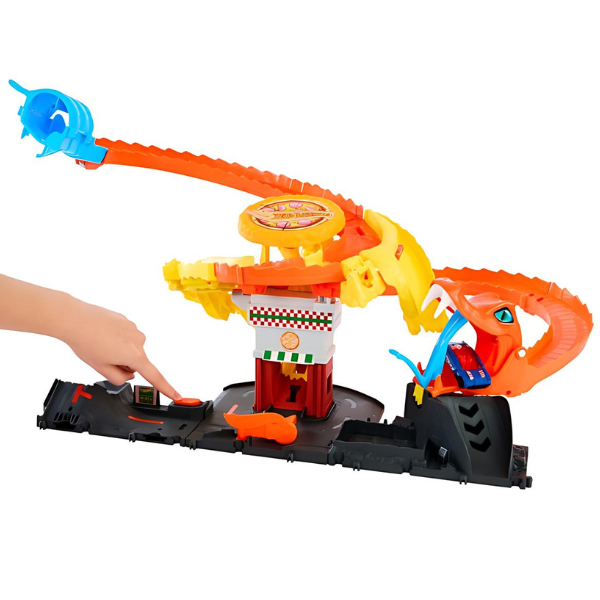 Hot Wheels Track „Ataca cobrei asupra pizzeriei”