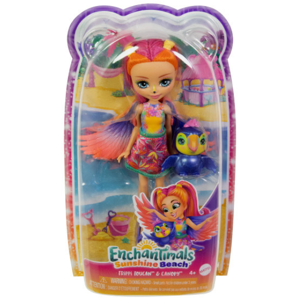 Кукла Enchantimals "Триппи тукан и канопи"