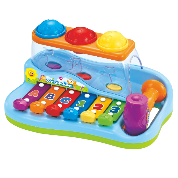 Jucarie muzicala „Xilofon cu bile Pop ‘N Play”
