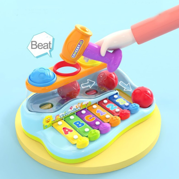 Jucarie muzicala „Xilofon cu bile Pop ‘N Play”