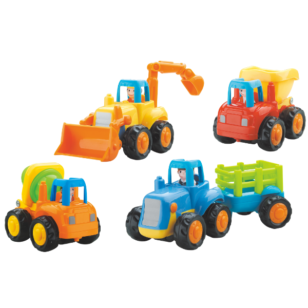 Set de mașinuțe "Fermă și sat", 4 modele