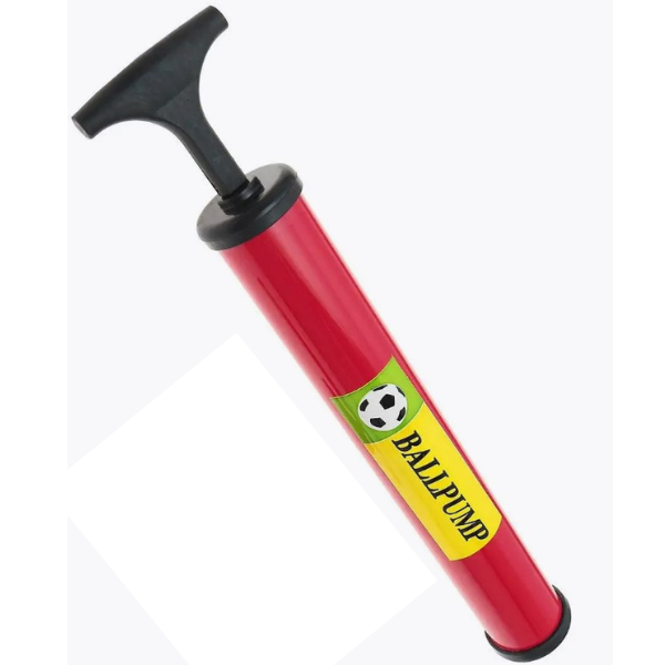 Pompă de mână cu duză pentru mingi