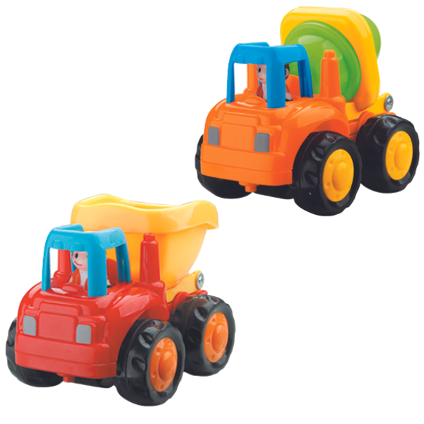 Masinute in asortiment „Camion basculant si Betoniera”, 2 modele