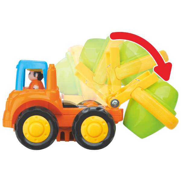 Masinute in asortiment „Camion basculant si Betoniera”, 2 modele