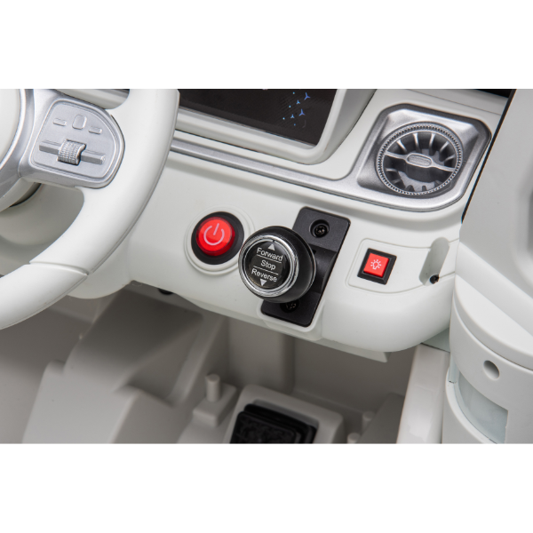 Masinuta electrica MERCEDES BENZ EQG, 12V9Ah, motor 550Wx2, roți EVA, scaune din piele