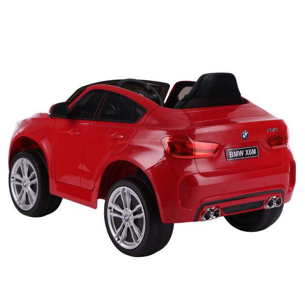 Masinuta electrica BMW X6M, 12V7AH, motor 35Wx2, roți EVA, scaune din piele