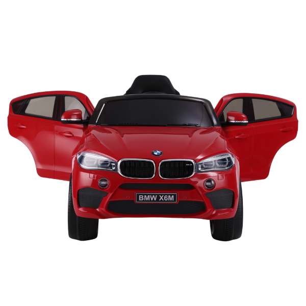 Masinuta electrica BMW X6M, 12V7AH, motor 35Wx2, roți EVA, scaune din piele