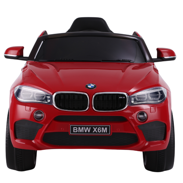 Masinuta electrica BMW X6M, 12V7AH, motor 35Wx2, roți EVA, scaune din piele