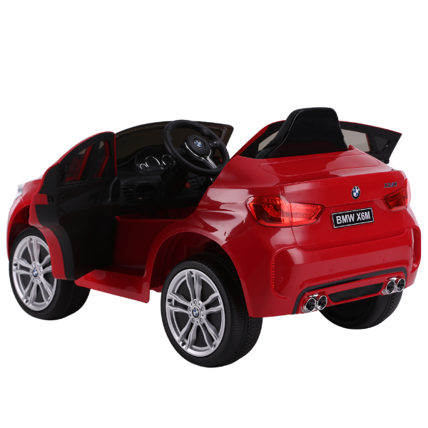 Masinuta electrica BMW X6M, 12V7AH, motor 35Wx2, roți EVA, scaune din piele