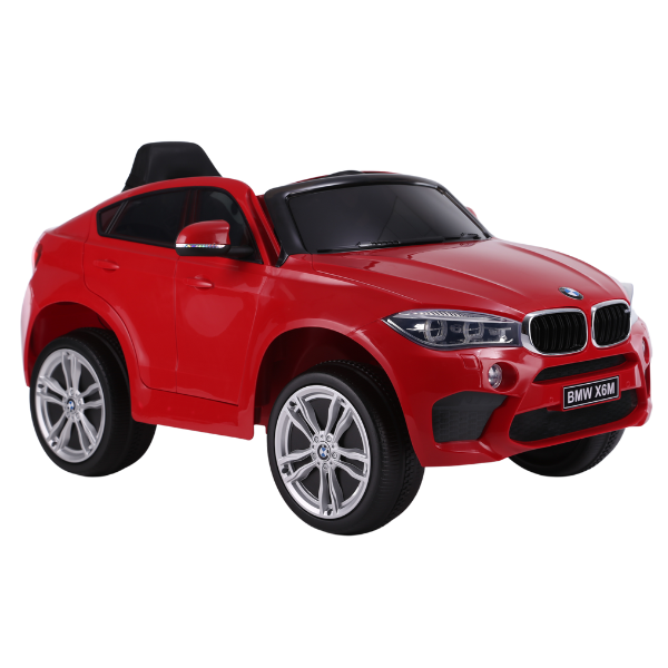 Masinuta electrica BMW X6M, 12V7AH, motor 35Wx2, roți EVA, scaune din piele