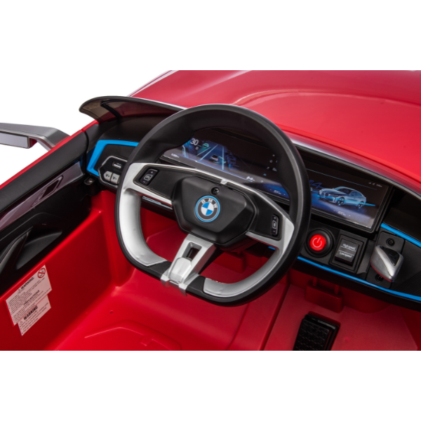 Masinuta electrica BMW I4, 12V7Ah, motor 390Wx2, roți EVA