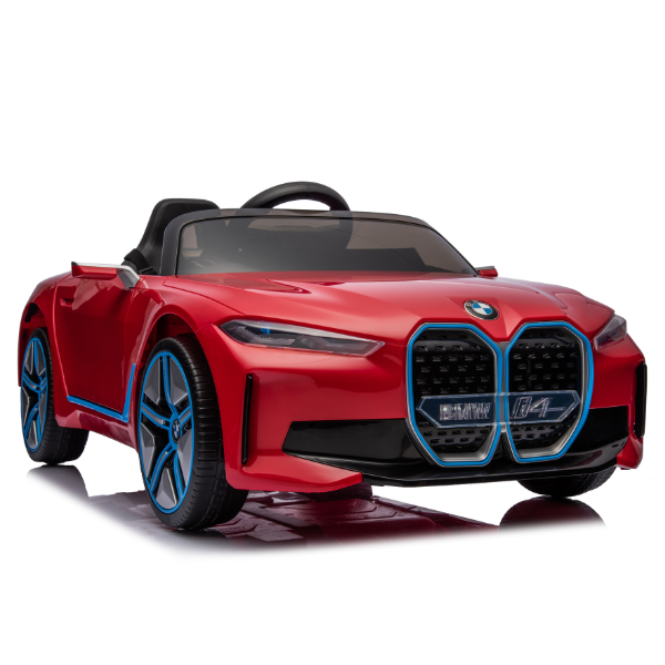 Masinuta electrica BMW I4, 12V7Ah, motor 390Wx2, roți EVA