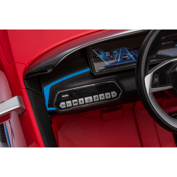 Masinuta electrica BMW I4, 12V7Ah, motor 390Wx2, roți EVA