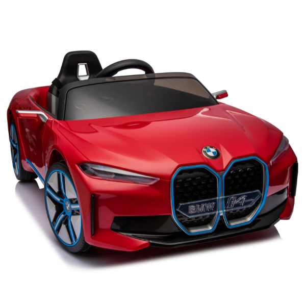 Masinuta electrica BMW I4, 12V7Ah, motor 390Wx2, roți EVA
