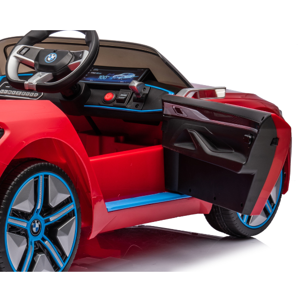 Masinuta electrica BMW I4, 12V7Ah, motor 390Wx2, roți EVA
