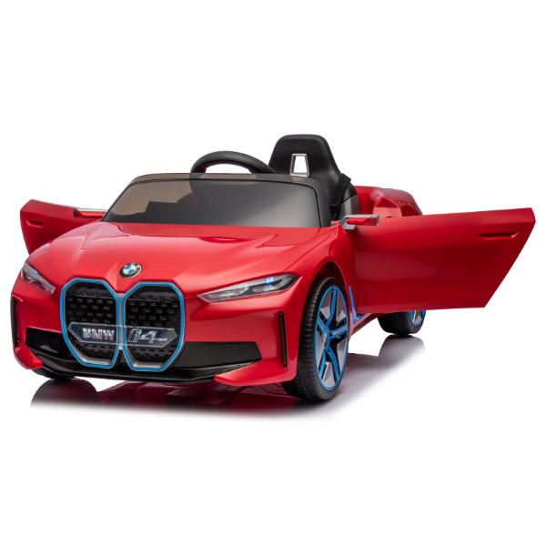 Masinuta electrica BMW I4, 12V7Ah, motor 390Wx2, roți EVA