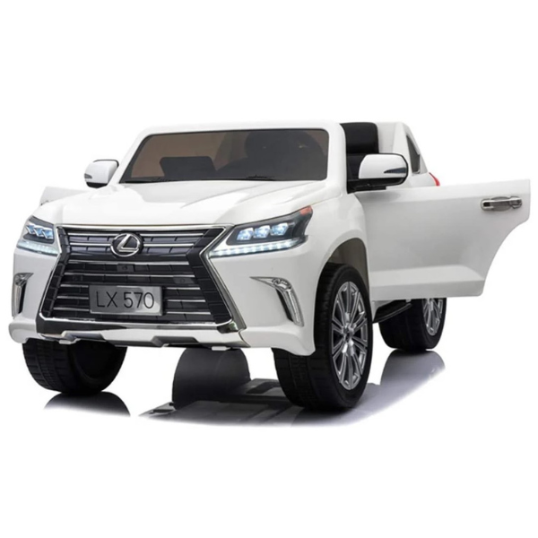 Masinuta electrica LEXUS LX570, 12V7AH, motor 35Wx2, roți EVA, scaune din piele