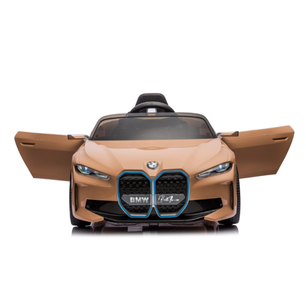 Masinuta electrica BMW I4, 12V7Ah, motor 390Wx2, roți EVA