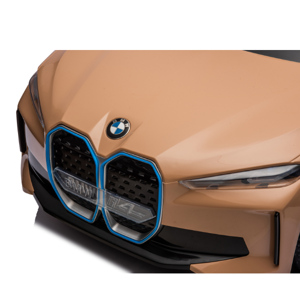 Masinuta electrica BMW I4, 12V7Ah, motor 390Wx2, roți EVA
