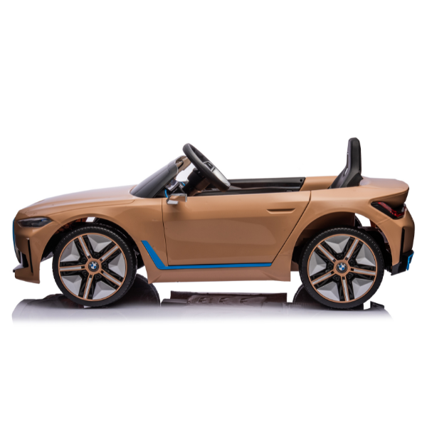 Masinuta electrica BMW I4, 12V7Ah, motor 390Wx2, roți EVA