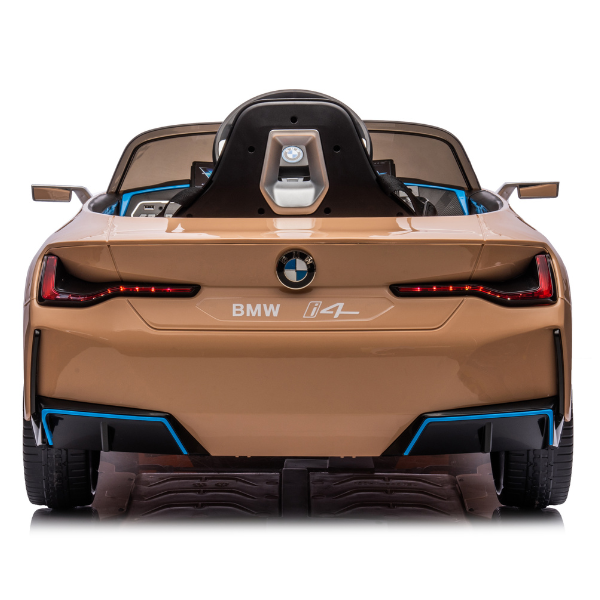 Masinuta electrica BMW I4, 12V7Ah, motor 390Wx2, roți EVA